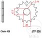Sprocket JT Sprocket 15T Steel Front Sprocket JTF558.15