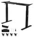 Bureau réglable avec double moteur, hauteur réglable de 104 à 160 cm, avec 4 positions de mémoire