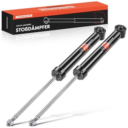 Frankberg 2x schokdemper schokdemper achter links rechts 634 mm gasdruk compatibel met Polo 6C1 6R1 Fabia II 542 Polo 9A 9N vervanging # 290887,6Q0513025R