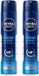 Nivea 2 x Fresh Active Deodorant Spray - 200 ml