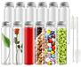 Set van 12 Transparante Testbuizen 80 ml met Reinigingsborstel