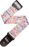 D'Addario 50BTL14 The Beatles US Tour Tickets Stubs Gitaarband Multi-Color