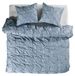 Duvet cover - Geometric pattern - Colonial Blue, 240x200/220 cm