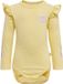 Hummel Kinderbody met lange mouwen Hmlmirabel L/S 214076 - Geel - Maat 62