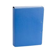 Projectiemap met elastiek, dikte 3 cm, blauw