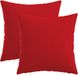 vidaXL Kussensloop - 2 stuks - HEERLEN - Rood - 45 x 45 cm - Stof