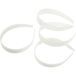Creativ Company CC Hair Band, W: 25 mm, white, 5 pc/ 1 pack