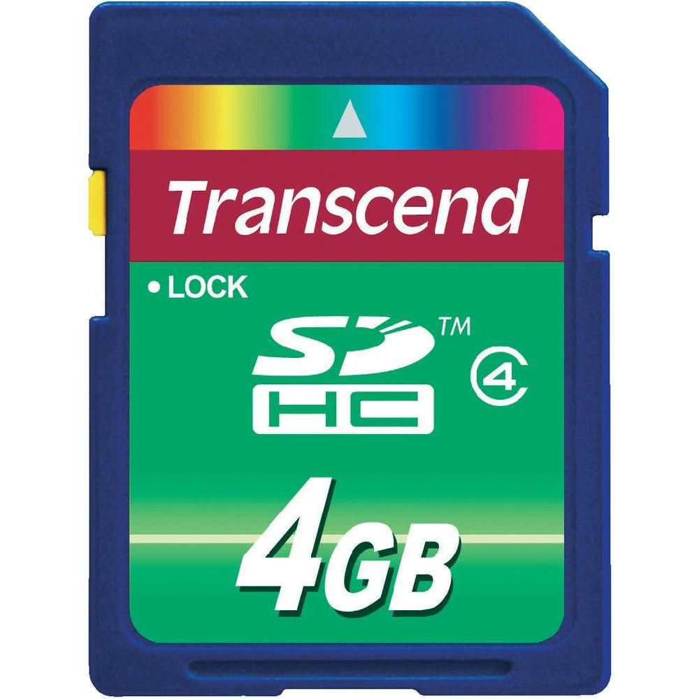 Transcend 4GB SDHC Class 4 Geheugenkaart