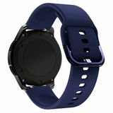 By Qubix Qubix - Siliconen Sportband - Donkerblauw - 20mm - Geschikt voor Garmin Venu / Sq / Sq2 / 2 plus
