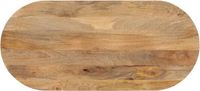 vidaXL Tafelblad ovaal 80x40x3,8 cm massief mangohout