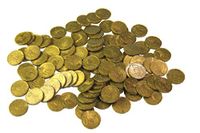 WISSNER® actief leren - Euro speelgeld om 100 x 20 cent munten te berekenen