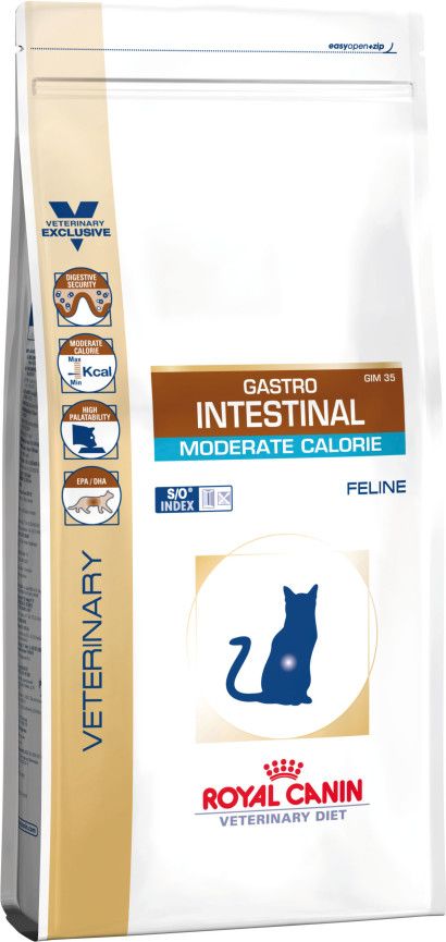 Royal Canin Veterinary Diet Gastro Intestinal Moderate Calorie - 2 kg