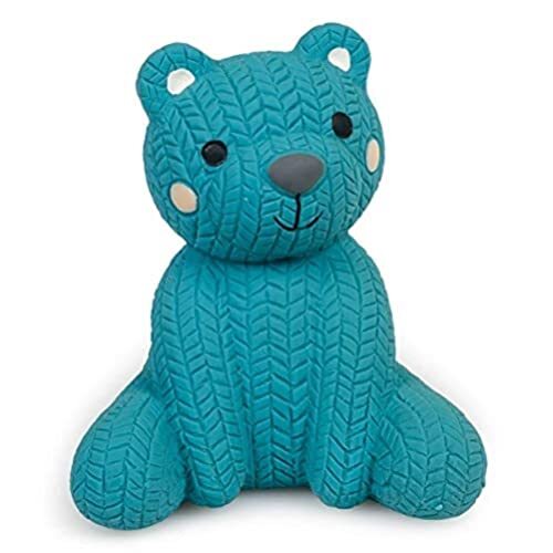 Petface Petface (Little Petface) Teddybeer, Latex Chew Hond Speelgoed, Blauw
