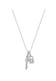 Gaya Gaya Necklace Silver Koper 42 cm