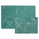 ASelected 2 stuks zelfherstellende snijmatten, A3- en A4-maten, groen, PVC-materiaal, dubbelzijdig raster, beschermt meubels, ideaal voor quilten, naaien, papierkunst