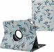 iMoshion 360° Draaibare Bookcase 2.0 - Lichtblauw/Flowers voor Samsung Galaxy Tab A9 Plus 10.5 inch