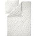 LIVARNO® Parure de lit en mousseline, 240 x 220 cm (motif floral/blanc)