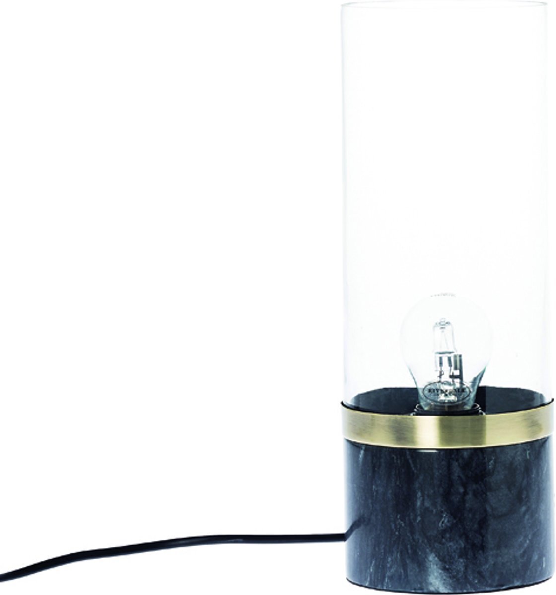 Riverdale Marble Tafellamp Donkergrijs - 32 cm