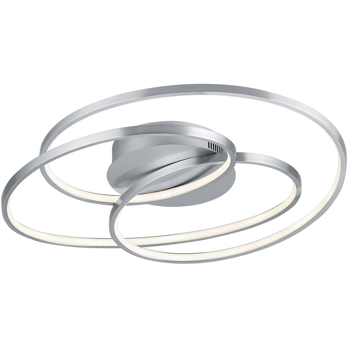 BES LED Trion Gilo Plafondlamp - 38W - Warm Wit - Dimbaar - Rond - Nikkel