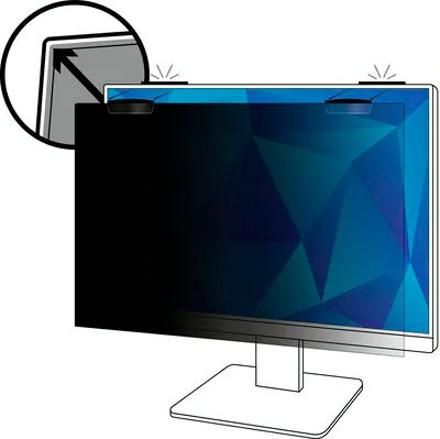 3M Privacyfilter voor 23.8 inch monitor - 16:9 - Zwart