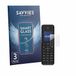 Savvies 3 Stuks Screenprotector - Geschikt voor Fritz!Fon M3 - Beschermfolie Glas Transparant