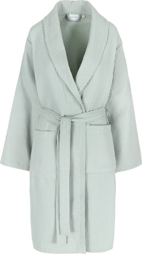 Casilin Wafel Badjas - Dames/Heren - Katoen - L - Sea Green