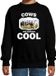 Bellatio Decorations Dieren kudde Nederlandse koeien sweater zwart kinderen - cows are serious cool trui - cadeau koe/ Nederlandse koeien liefhebber - kinderkleding / kleding 152/164