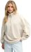 Superdry Monogram Sweatshirt Met Halve Rits Beige S Vrouw