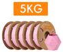PLA-filament - Surface mate - Filament pour imprimante 3D - Diamètre 1,75 mm - Bobine de 5 kg - Utilisable pour imprimantes 3D FDM - Rose
