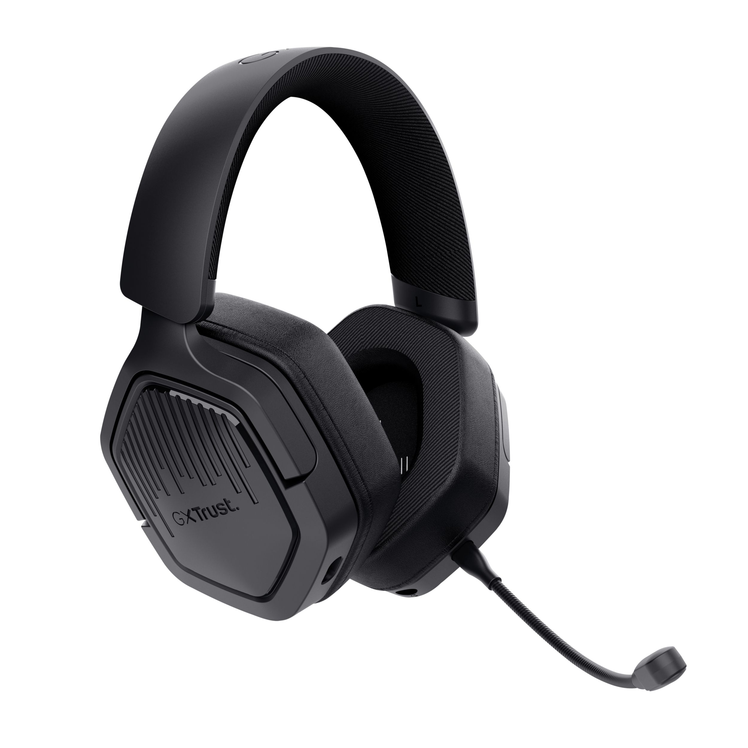 Trust GXT 493 Carus - Wireless Gaming Headset - USB Type-C / USB Type-A & Bluetooth - Black