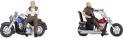 NOCH 45906 TT Rockers op motorfietsen figuren Geverfd, Zittend