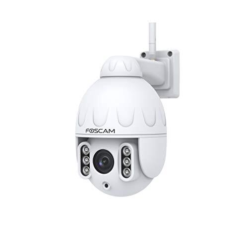 Foscam SD2 - IP-camera, WLAN, koepel, PTZ, 2 MP, met 4-voudige optische zoom, intelligente bewegingsdetectie, wit