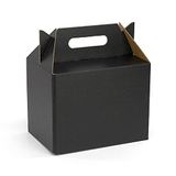 Only Boxes Maxi-picknickbox zwart kraftpapier 24 x 16 x 18 cm 10 stuks
