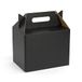 Only Boxes Maxi-picknickbox zwart kraftpapier 24 x 16 x 18 cm 10 stuks
