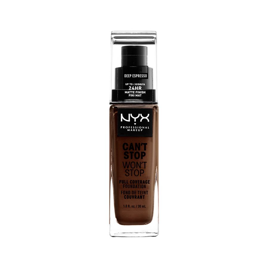 NYX Professional Makeup CANT STOP WONT STOP 24-HOUR FNDT - DEEP ESPRESSO