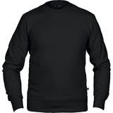 Texstar SW13 Uniseks Crew Sweater, Maat 3XL, Zwart