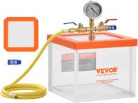 VEVOR 2 Gallon Vacuümkamer, Verbeterde Multifunctionele Acryl Vacuümontgassingkamer, Transparante Vacuümkamer, voor Harsontgassing, Silicagelontgassing, Gipsontgassing en Vacuümextractie