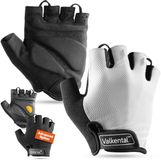 Valkental – Fietshandschoenen Korte Vingers – Gelpadding & Ademend, Vingerloze, zacht en lichte