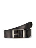 JOOP! Leren Riem Classic Jeans Belt 4,0 CM W110 Black Zwart