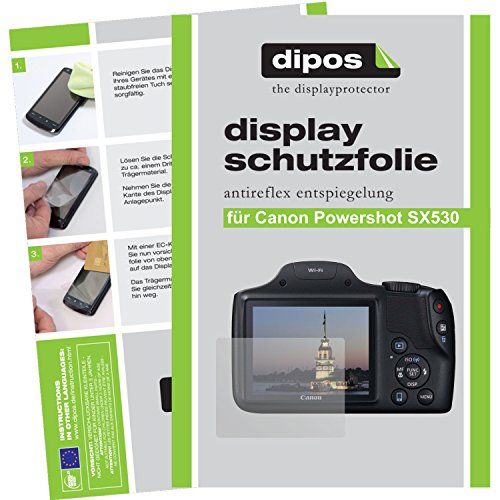 dipos I 6X beschermfolie mat compatibel met Canon Powershot SX530 HS folie displaybeschermfolie