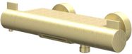 IVY Pact Robinet de thermostat de bain apparent avec bec cascade - Or mat brossé PVD