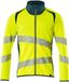 Mascot Accelerate Safe Sweatshirt met rits 19184-781 - haute visibilité jaune/bleu marine foncé - 4XL