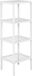 Axentia Bamboe Opbergplank, 4 planken - Wit