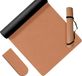 Relaxdays Yogamat, 5 mm dik, 68 x 183 cm, kleurkeuze | Met draagriem, antislip, PU, sportmat, yoga, pilates, fitness