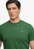 Superdry SD&Co Logo Geborduurde T-shirt Heren XXL Rijk Boston groen/Crème