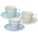 Tognana Celine 6 theekopjes met schoteltje, New Bone China, meerkleurig