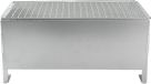Merkloos Draagbare Houtskool Barbecue - Kleine Grill - Buiten Koken - Opvouwbaar Roestvrij Staal - 28.5 cm - Zilver