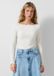 QS s.Oliver QS T-Shirt Vrouwen XL Crème Polyester
