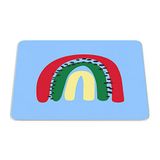 Bonamaison Muismat, rechthoekig, digitaal bedrukt, antislip onderkant, voor kantoor en thuis, afmetingen: 22 x 18 cm