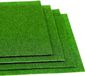 Merkloos Allecto Plus - Miniatuurweide modelbouw gazon kunstgras - Set van 4 - 15 x 15 cm